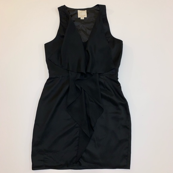 Aryn k black mini dress size Medium - Picture 1 of 4